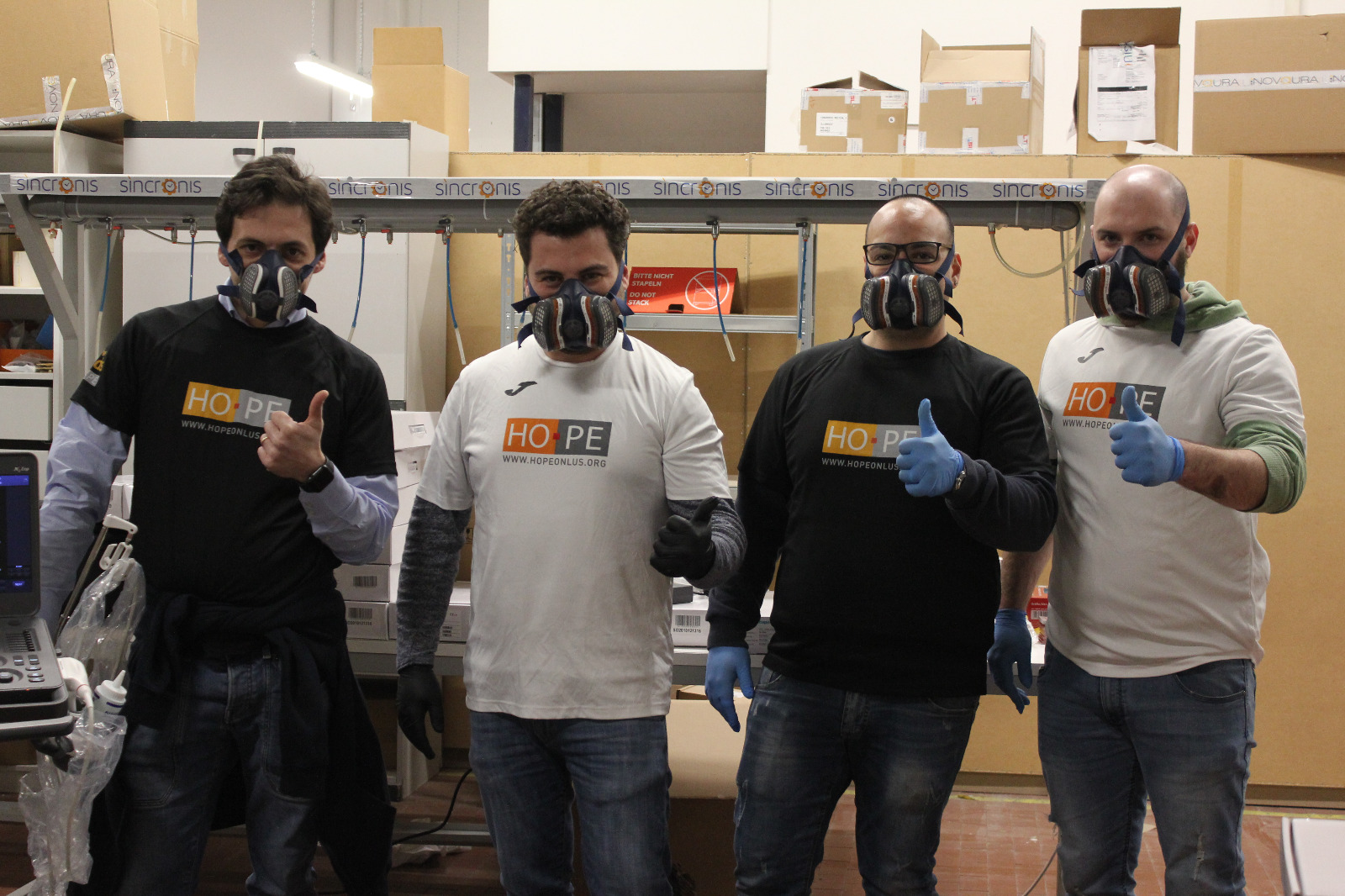 Hope Onlus team respiratori